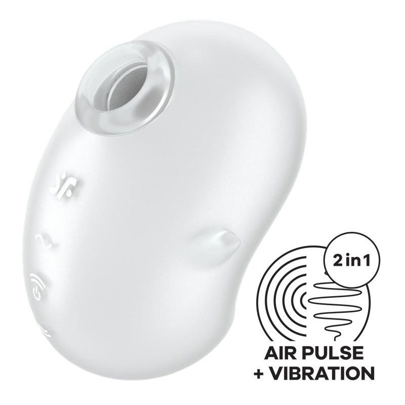 Satisfyer Stimulateur de Clitoris Cutie Ghost Blanc